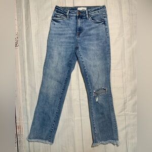 Vervet distressed jeans. Ankle. Size 26.